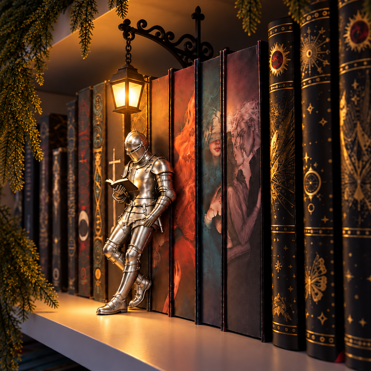 Reading Knight Statue